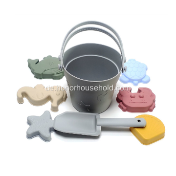 Silikon Beach Toy Bucket Set